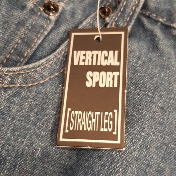 Vertical Sport Blue Stone Straight Leg Jeans NWT - Picture 5 of 12